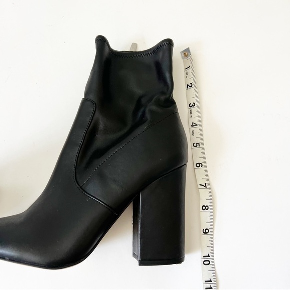 Marc Fisher Newbie Sock Ankle Leather Boots - Picture 13 of 16